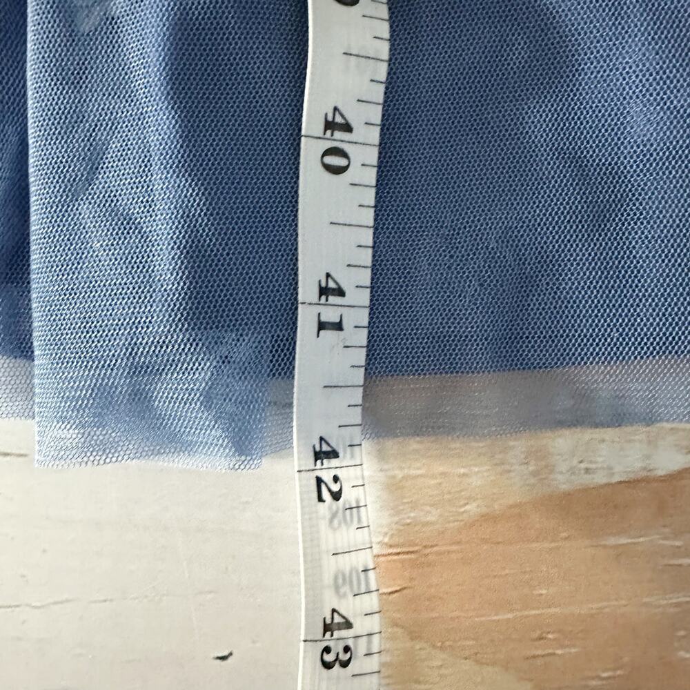 Adrianna Papell Blue Floral Embroidered Midi Dress - Picture 13 of 15